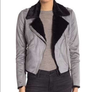 Coffee Shop Faux Fur Lined Jacket